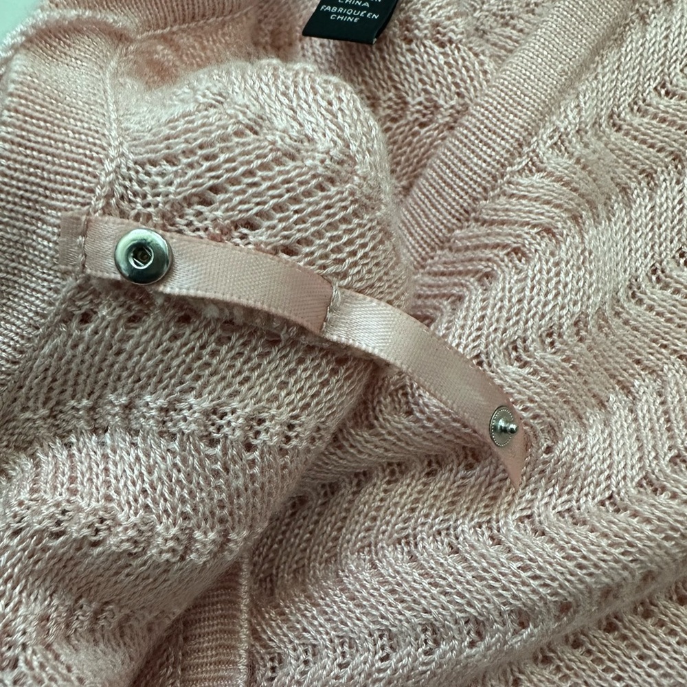 White House Black Market Blush Knit Sweater - Picture 5 of 9
